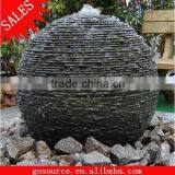 Granite Stone Sphere Fountain thumbnail-1