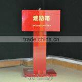 High Quality Clear Acrylic Box for Awarding,fashion Box With Lock thumbnail-6