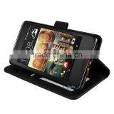 Leather Flip Cover for HTC Desire 612, Protective Cover Case for HTC Desire 612