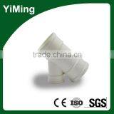 YiMing Pvc 45 Degree y Tee for Pvc Pipe Fittings thumbnail-2