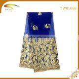 Wholesale High Quality Latest Chinese Nigerian Decorative Embroidery 3D Patterned Silk Fabric for Curtains and Dress thumbnail-2