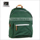 Spring New Design Young People Fashion Cool Small Green Canvas Backpack