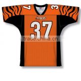 Polyester Spandex custom Sublimated Tigers American Football Jersey/Shirt