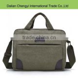 China Manufacturer men's strong canvas pad pc laptop business bags