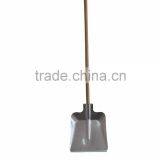 13" Aluminum Snow Shovel With Wooden Hanlde thumbnail-1