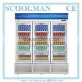 Store and Mall Transparent Glass Display Fridge thumbnail-4