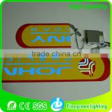 el flashing car sticker, two pieces with one inverter, finegreen new technology