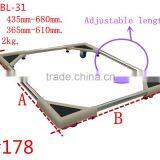 Ajustable Length Washing Machine & Floor Standing A/C Stand Trolley With Wheels