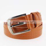 New Designer Man Orange PU Leather Jeans Belt in Yiwu thumbnail-2