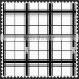 Fashion Design Black White Plaid Taffeta Fabric thumbnail-1
