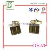 Personalized Initials Sterling Silver Square Cufflinks thumbnail-1