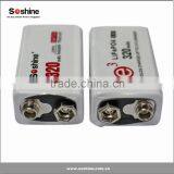 Soshine New Coming 9.6V 320mAh High Power 6F22 9V Rechargeable Battery thumbnail-2