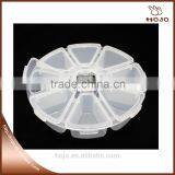 PP Plastic Box Separate Small 8 Boxes 10cm for Medicine