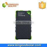 With Frosted Material Dual Usb Portable 8000mah Waterproof Solar Power Bank Charger for Mobile Phone thumbnail-4