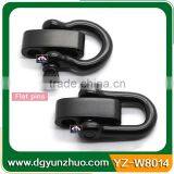 Wholesale 4mm Black Stainless Steel Adjustable D Shackle For Paracord Bracelet