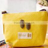 Korean Retrostyle Canvas Coin Bag/coin Purse With Metal Decorate thumbnail-2