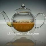 Luxury and Heat- Resistanc Glass Tea Pot With Hand Make thumbnail-1