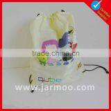 Factory price clear vinyl kids drawstring bags