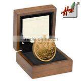 2015 Hot Sale Wooden Gold Coin Gift Boxes / Wood Box for Coin HCGB8068 thumbnail-5