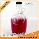 Fancy Glass Jug With Handle For Wine thumbnail-1