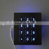 12 Keys Metal Keypad Access Control With Rear Panel Mounting thumbnail-4