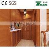 Red Color Wood Plastic Composite Wall Panel Used in Interior Waterproof
