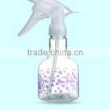 2015 Plastic trigger sprayer bottle Cosmetic PET 250ml plastic bottle recycling use