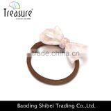 2015 Latest Girls Hair Bands Wholesale Elastic Bowknot Hair Band thumbnail-4