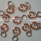 LF 125KHZ Rfid Clear Disc Tag With Key Ring