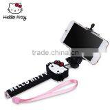 Gadget 2015 Hot Custom Selfie Stick, Bluetooth Cartoon Selfie Stick Mobile Phone Holder
