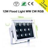 Led Floodlight 12*1w White RGB IR RF DMX512 ce Rohs 3 Years Warranty