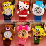 Cute Cheap Children Animal Cartoon Silicone Electronic Clap Students Watch Slap Watch thumbnail-3