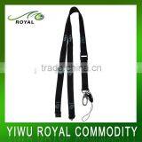 Promotional Single Black College Neck Custom Lanyard thumbnail-1
