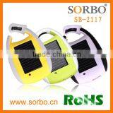 2016 Hot Sale Popular Portable Mini Solar Power Mobile Phone Charger With Carabiner thumbnail-5