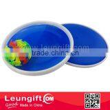 Blue Plastic Throw and Catch LED Lighting Chuck Ball