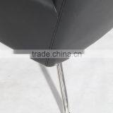 Hans Wegner Leather High Wingback Chair Wing Lounge Chair With Footrest Supplier's Choice thumbnail-6