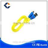 Smiling Flexible Lighting USB Electrical Cable for Iphone and Android Phones for Apple Lighting Flat Ribbon Usb Electrical Cable Quality Choice thumbnail-4