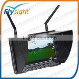C823 7 Inch FPV Photography TFT LCD Monitor HD With Sun Shield for for Ground Station