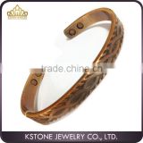 KSTONE Men's Magnetic Copper Celtic Cuff Bangle Golf Bracelet