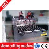 8mm Thickness Square Tube Multihead Customer Ordered Stone Engraving Machine