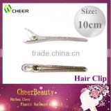 plastic mental hair clip HC018/ clear clip hair products/baby hair clips wholesale
