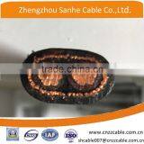 Copper Conductor Concentrico Cable 2*8awg for Dominica