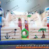 Playground Equipment China Giant Inflatable Pirate Ship Slide for Adults