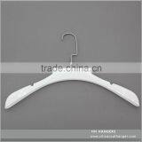 15.5" Plastic Coat Suit Hanger With Logo Printing and Squre Hook for Garment thumbnail-3