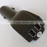 Hot Selling Portable Mini Dual Usb Car Charger 5v 1a/2.1a Wireless Car Charger for Iphone6/tablet thumbnail-1