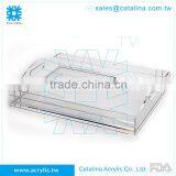 Top sale Buffet Supplies Acrylic Banquet Wedding Serving Tray