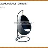 Rattan Swing Patio Furniture Garden Hanging Egg Chair Cushion thumbnail-1