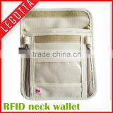 RFID Blocking Passport Holder Stash Pouch Money Security Travelling Neck Wallet thumbnail-3