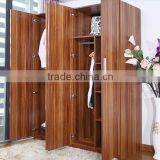 Melamine Particle Board 2 Doors and 3 Drawers Wardrobe Design thumbnail-1