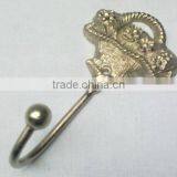 Cast Iron Hooks for Clothes With Nickel Plated